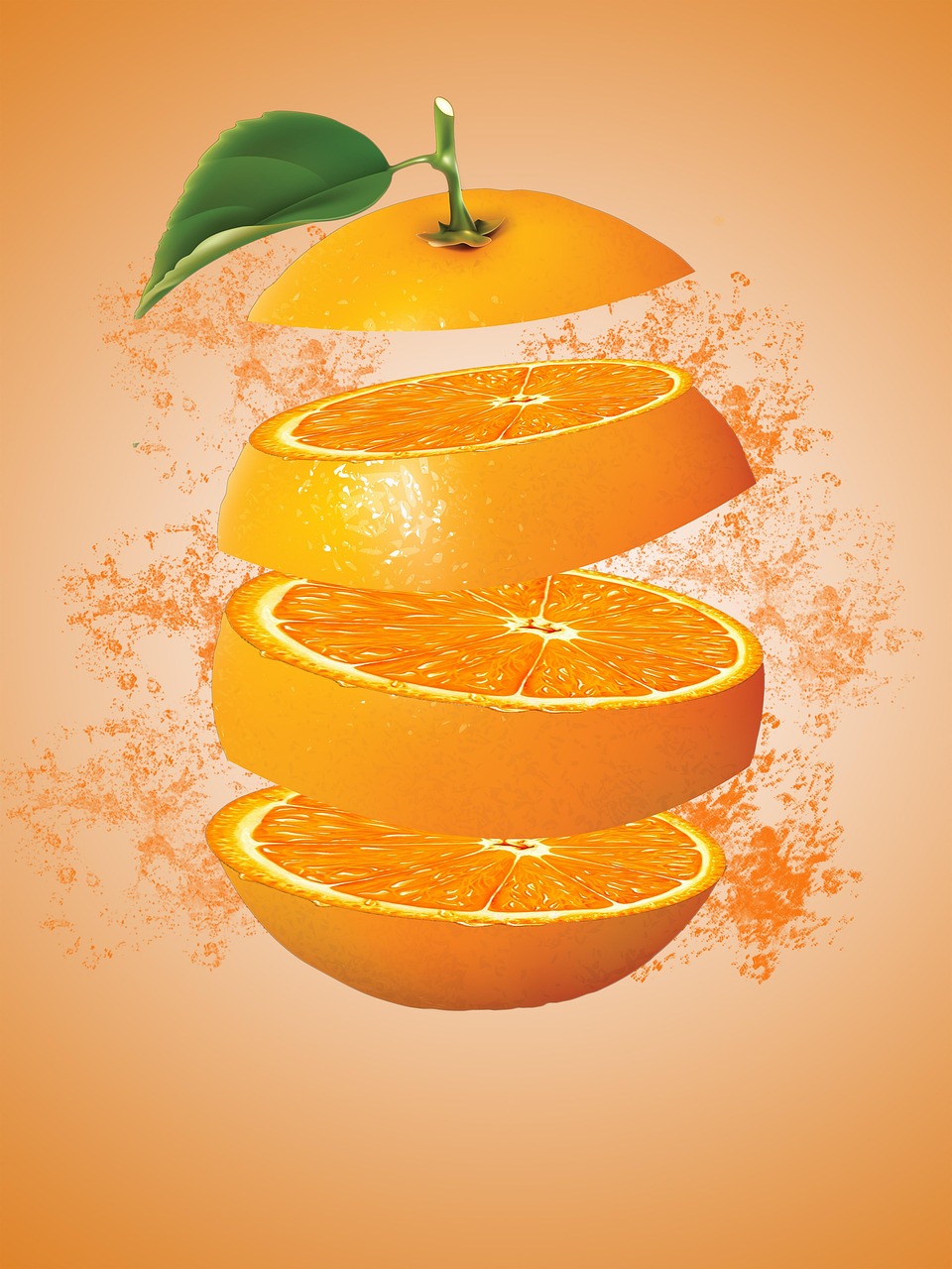 orange, slice, design, fruit, citrus, food, vitamin, fruit design, slice of orange, orange, orange, orange, orange, orange, design, fruit, fruit